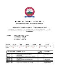 KENYA METHODIST UNIVERSITY