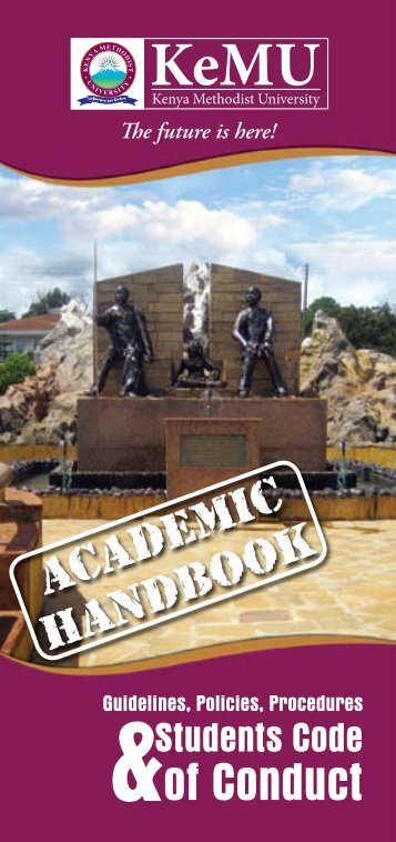 KeMU Student Handbook - Kenya Methodist University