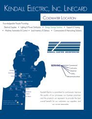 Coldwater MI - Kendall Electric Inc