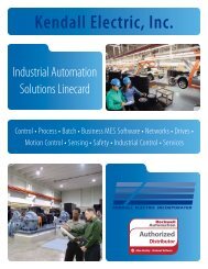 Industrial Automation Linecard - Kendall Electric Inc
