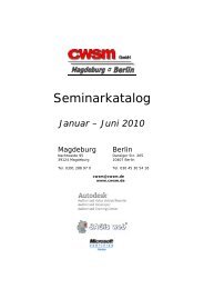 O Ich interessiere mich für folgendes Seminar - CWSM Gmbh