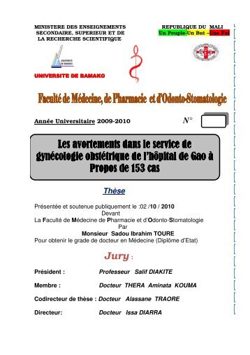 Les avortements es avortements es avortements dans le service de ...