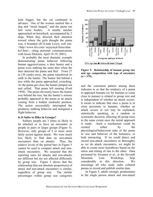 Proceedings of the Seventh Mountain Lion Workshop