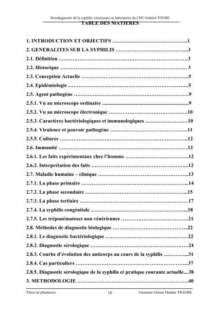 TITRE JURY SÃ©rodiagnostic de la syphilis vÃ©nÃ©rienne au ...