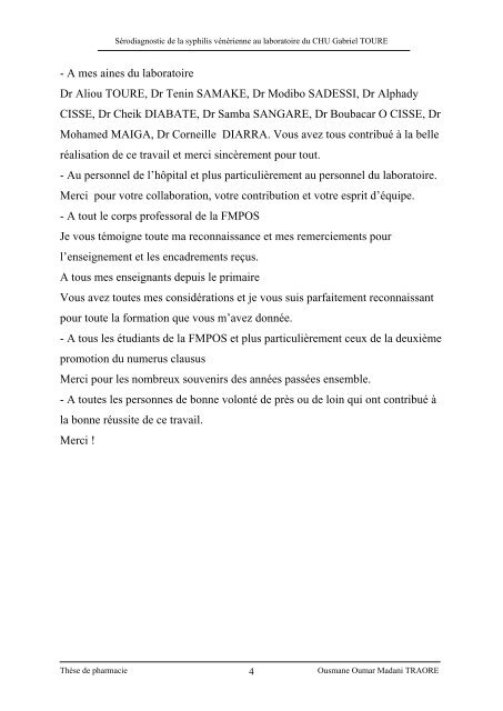 TITRE JURY SÃ©rodiagnostic de la syphilis vÃ©nÃ©rienne au ...