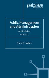 Public Management and Administration - Owen E.hughes