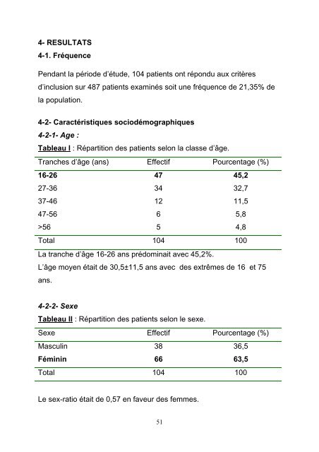 aspects epidemiologiques et semiologiques des troubles ...