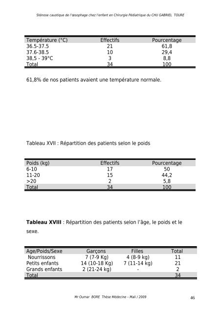 STENOSE CAUSTIQUE DE L'ÅSOPHAGE CHEZ L'ENFANT ...