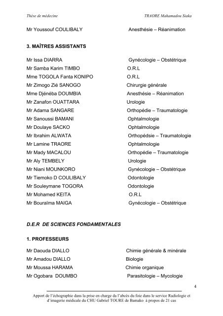 APPORT DE L`ECHOGRAPHIE DANS LA PRISE EN CHARGE DE L ...