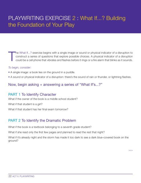 Playwright Discovery Award Teacher's Guide - The John F. Kennedy ...