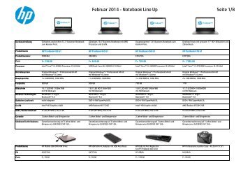 Februar 2014 - Notebook Line Up Seite 1/8