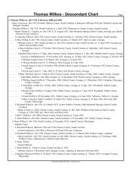 Thomas Wilkes - Descendant Chart - kennedyreuther.com