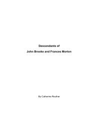 Descendants of John Brooke and Frances Morton - kennedyreuther ...