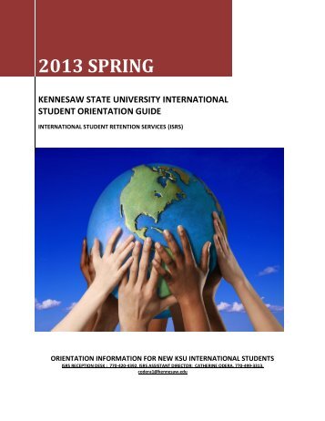 orientation information for new ksu international students