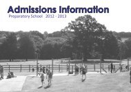 Admissions Information Booklet 2012 & 2013 - Kent College Pembury