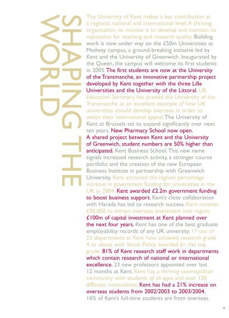 KENT MAGAZINE AW - University of Kent