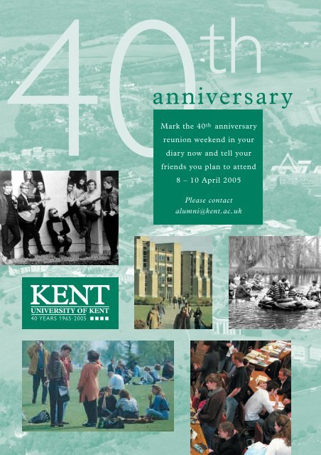 Spring 2004 - University of Kent