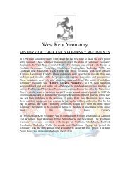 West Kent Yeomanry - Kent Fallen