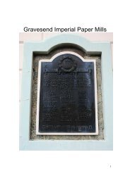 GRAVESEND IMPERIAL PAPER MILLS UPDATE - Kent Fallen