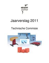 Jaarverslag 2011 - Kracht en Vlugheid Pijnacker