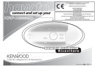 KRF-X9992D (Guida per i collegamenti) - Kenwood