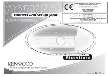 KRF-X9992D (Guida per i collegamenti) - Kenwood