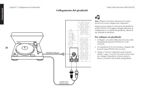 KRF-X9992D (Guida per i collegamenti) - Kenwood