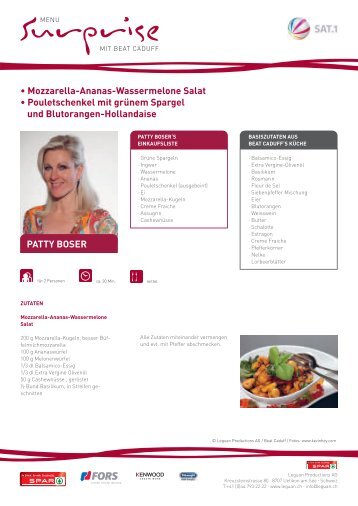 Rezept als PDF - Kenwood