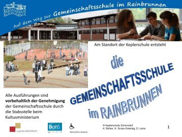 Info Künkelinhalle GMS Präsentation - Keplerschule Schorndorf