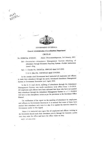 85980/Cdn4/10/GAD - Government of Kerala