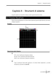 Capitolo 8 - Strumenti di sistema