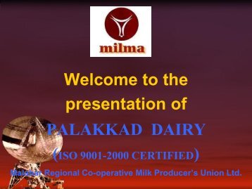 MILMA Palakkad - Energy Management Centre Kerala
