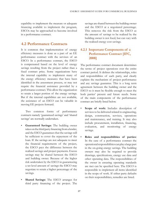 energy assessment guide for commercial buildings - ECO-III