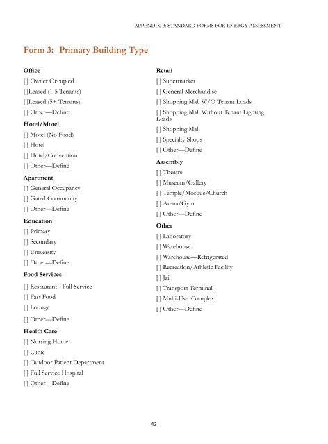 energy assessment guide for commercial buildings - ECO-III