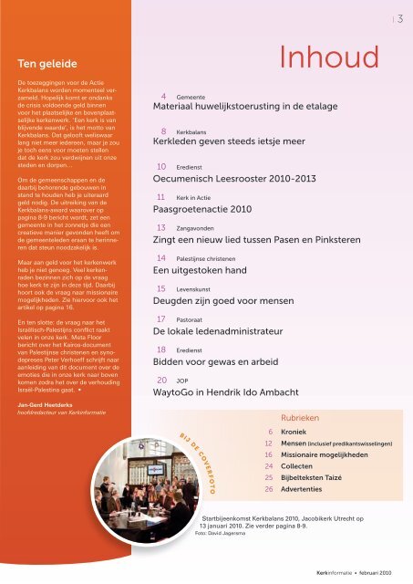 Kerkinformatie nr. 178, februari 2010 - Kerk in Actie