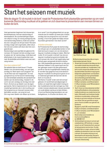 Kerkinformatie nr. 149, juni 2007 - Kerk in Actie