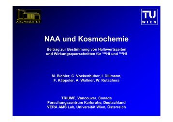 NAA und Kosmochemie