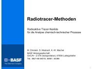 Radiotracer-Methoden