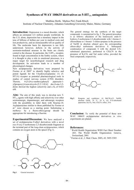 jahresbericht 2007 - Institut fÃ¼r Kernchemie - Johannes Gutenberg ...