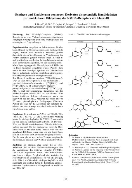 jahresbericht 2007 - Institut fÃ¼r Kernchemie - Johannes Gutenberg ...