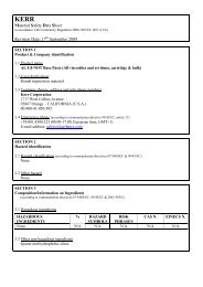 MSDS_Alginot Base Paste - Kerr