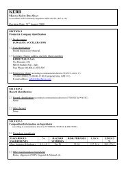 MSDS_Luralite Accelerator - Kerr