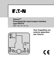 Xanura™ Potentiaalvrije input/output interface type PIOX15 Voor ...