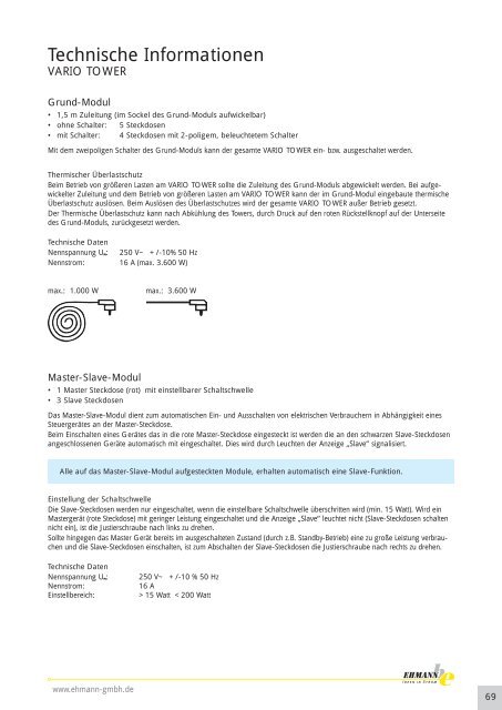 Steckdosen-Verteiler - Ehmann