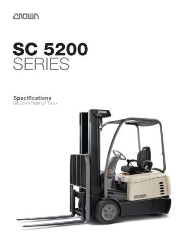 Crown Rc 3000 Operation Manual Parts List