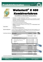 WofasterilÂ® E 400 Kombiverfahren