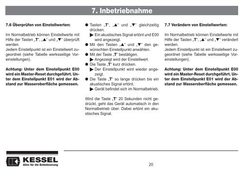 KESSEL-Schaltgerät Aqatronic® K für KESSEL ...