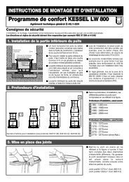 Programme de confort KESSEL LW 800 - Kessel Design