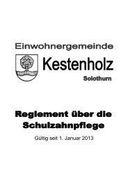 Schulzahnpflege 2013.pdf - Gemeinde Kestenholz