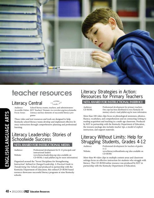 EducaTion REsouRcEs - KET